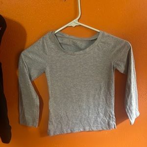 Gray girl shirt 7/8